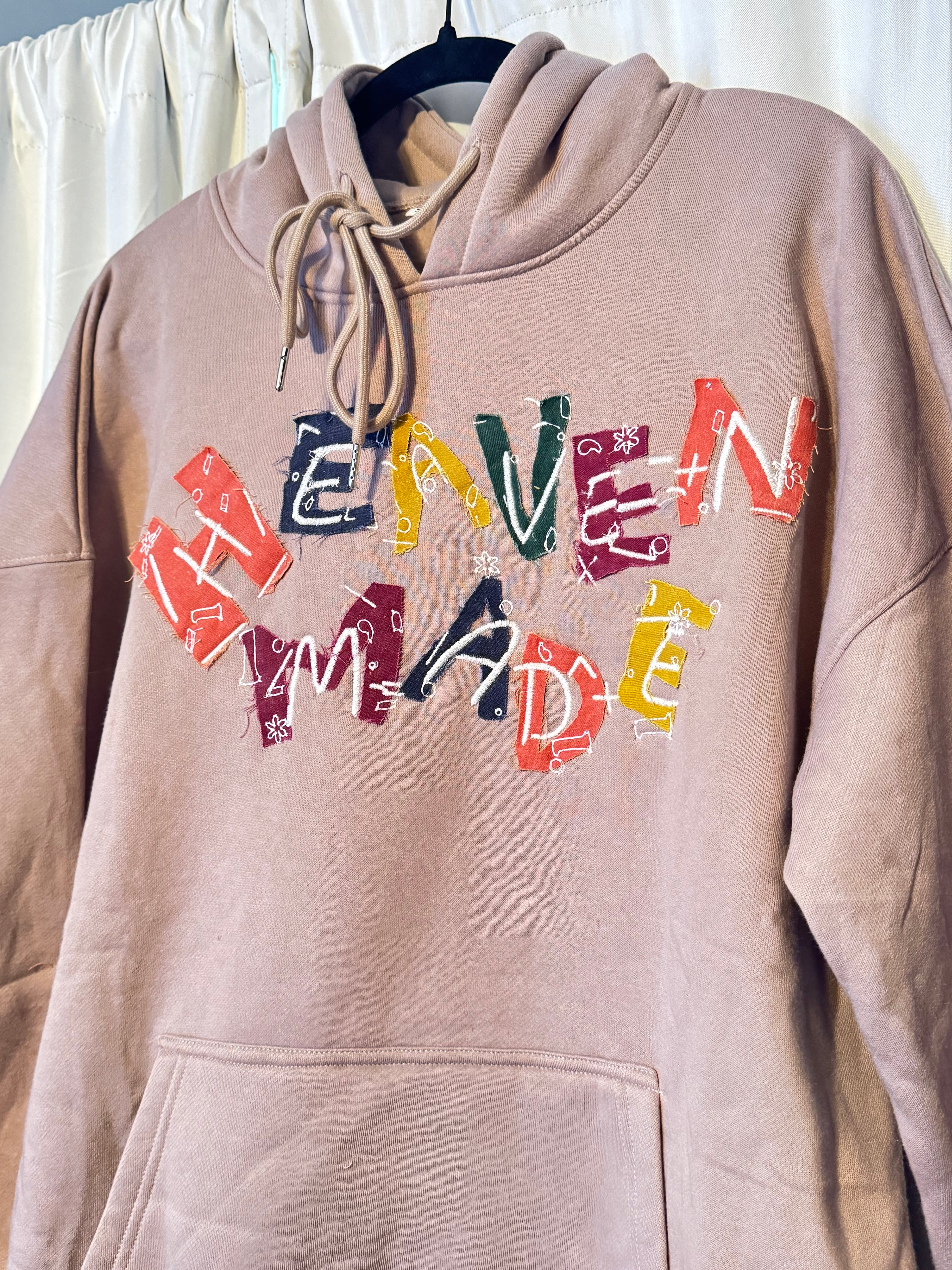 Heaven Made patchwork OVERSIZED Hoodie
