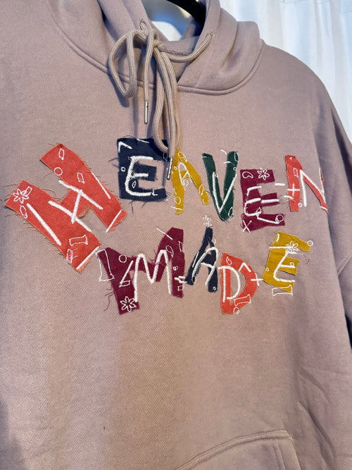 Heaven Made patchwork OVERSIZED Hoodie