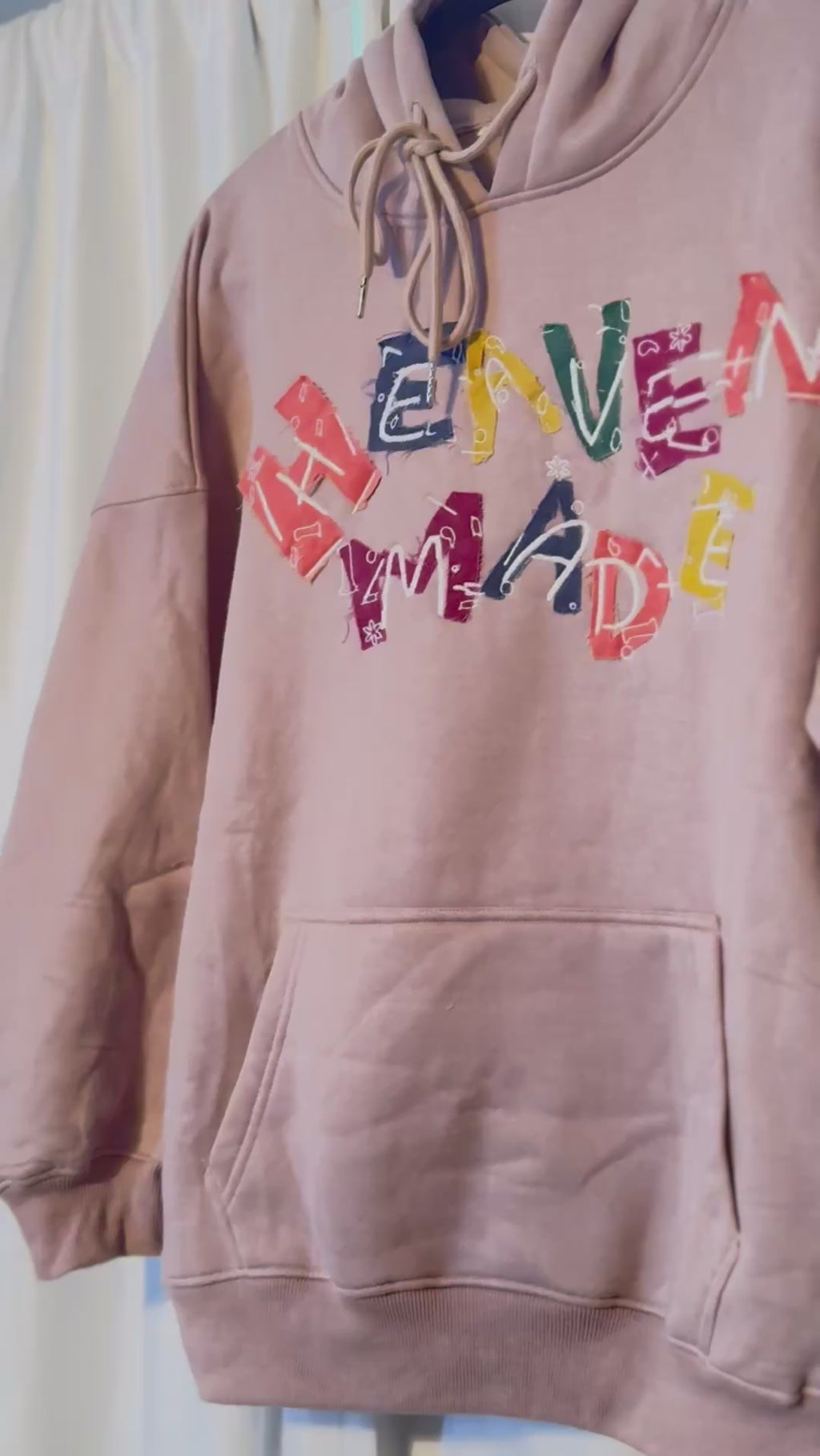 Heaven Made patchwork OVERSIZED Hoodie