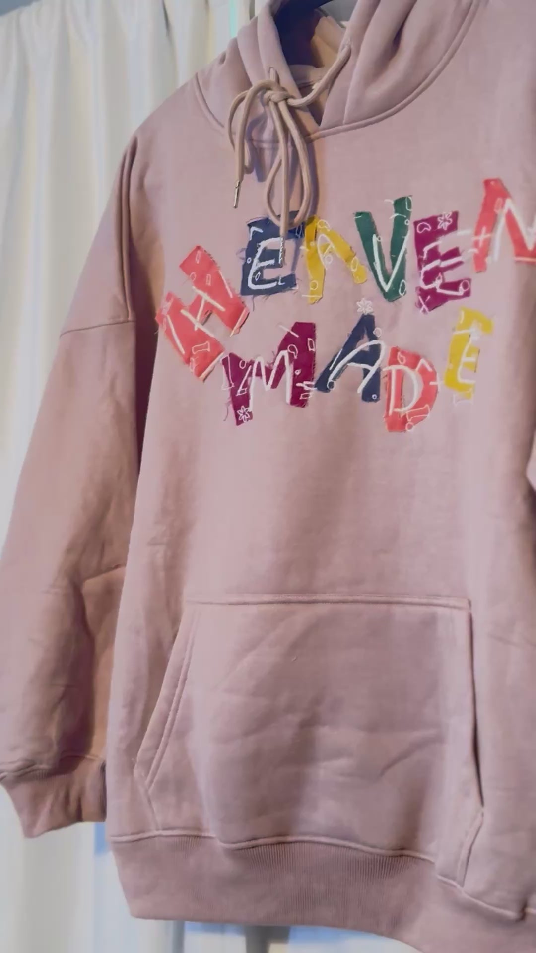 Heaven Made patchwork OVERSIZED Hoodie